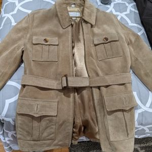 Jones New York suede leather jacket